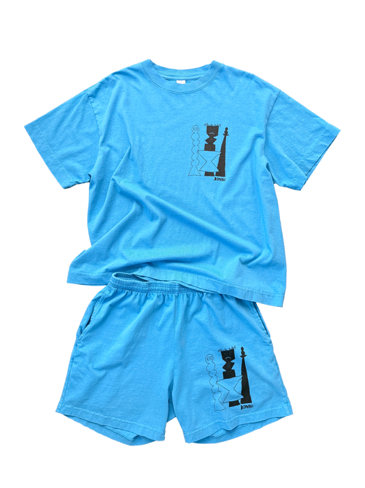 BIMYOU Boxy Tee Short Set